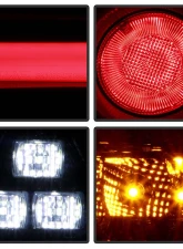 Spyder Auto Black Chrome LED Taillights for 2016-2019 Honda Civic 5 Door Hatchback                                     - ALT-YD-HC16HB-BC - Image 10