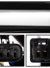 Spyder Auto Black Chrome LED Taillights for 2016-2019 Honda Civic 5 Door Hatchback                                     - ALT-YD-HC16HB-BC - Image 3