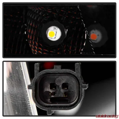 Spyder Auto Black Chrome LED Taillights for 2016-2019 Honda Civic 5 Door Hatchback - ALT-YD-HC16HB-BC