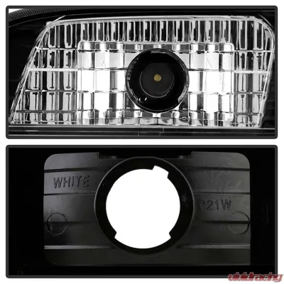 Spyder Auto 2 4-Door LED Black Tail Lights for Honda Civic 1992-1995 ALT-YD-HC92-24D - ALT-YD-HC92-24D-LED-BK