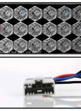 Spyder Auto 2 4-Door LED Black Tail Lights for Honda Civic 1992-1995 ALT-YD-HC92-24D                                     - ALT-YD-HC92-24D-LED-BK - Image 4