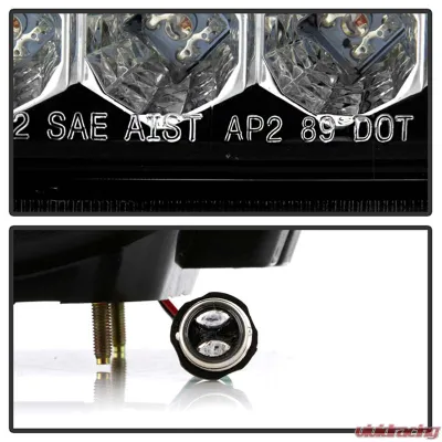 Spyder Auto 2 4-Door LED Black Tail Lights for Honda Civic 1992-1995 ALT-YD-HC92-24D - ALT-YD-HC92-24D-LED-BK