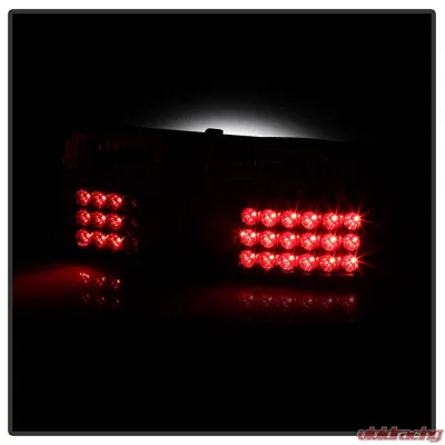 Spyder Auto 2 4-Door LED Black Tail Lights for Honda Civic 1992-1995 ALT-YD-HC92-24D - ALT-YD-HC92-24D-LED-BK