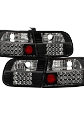 Spyder Auto 3-Door LED Black Tail Lights for Honda Civic 1992-1995 ALT-YD-HC92-3D-LED-BK                                     - ALT-YD-HC92-3D-LED-BK - Image 12