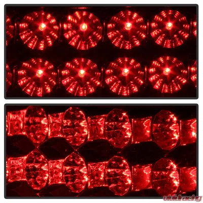 Spyder Auto 3-Door LED Black Tail Lights for Honda Civic 1992-1995 ALT-YD-HC92-3D-LED-BK - ALT-YD-HC92-3D-LED-BK