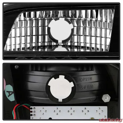 Spyder Auto 3-Door LED Black Tail Lights for Honda Civic 1992-1995 ALT-YD-HC92-3D-LED-BK - ALT-YD-HC92-3D-LED-BK