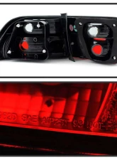 Spyder Auto Red Smoke Crystal Taillights for Honda Civic 2-Door 1996-2000                                     - ALT-YD-HC96-2D-CRY-RS - Image 2