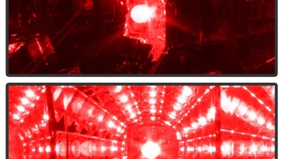 Spyder Auto 3-Door LED Red/Clear Tail Lights for Honda Civic 1996-2000                                     - ALT-YD-HC96-3D-LED-RC - Image 7