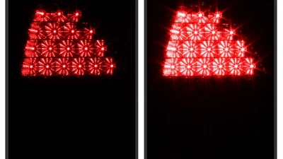 Spyder Auto 3-Door LED Red/Clear Tail Lights for Honda Civic 1996-2000                                     - ALT-YD-HC96-3D-LED-RC - Image 9