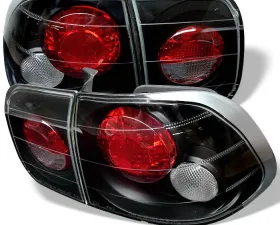 Spyder Auto 4-Door Altezza Black Tail Lights for Honda Civic 1996-1998