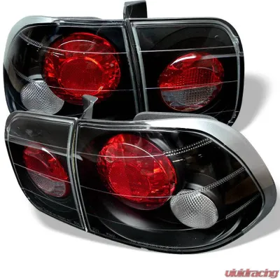 Spyder Auto 4-Door Altezza Black Tail Lights for Honda Civic 1996-1998 - ALT-YD-HC96-4D-BK