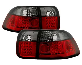 Spyder Auto Red Smoke LED Taillights for Honda Civic 4-Door 1996-1998