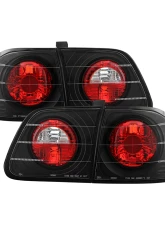 Spyder Auto 4-Door Altezza Black Tail Lights for Honda Civic 1999-2000                                     - ALT-YD-HC99-4D-BK - Image 7
