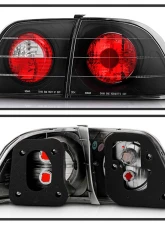 Spyder Auto 4-Door Altezza Black Tail Lights for Honda Civic 1999-2000                                     - ALT-YD-HC99-4D-BK - Image 2