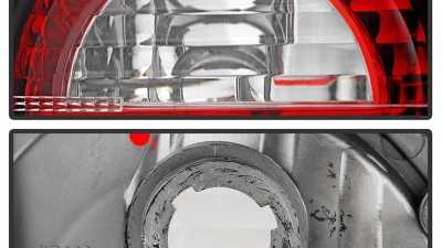 Spyder Auto 4-Door Altezza Black Tail Lights for Honda Civic 1999-2000                                     - ALT-YD-HC99-4D-BK - Image 4