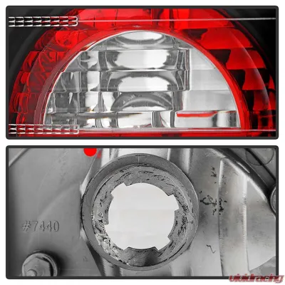 Spyder Auto 4-Door Altezza Black Tail Lights for Honda Civic 1999-2000 - ALT-YD-HC99-4D-BK