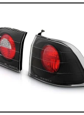 Spyder Auto 4-Door Altezza Black Tail Lights for Honda Civic 1999-2000                                     - ALT-YD-HC99-4D-BK - Image 6