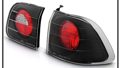 Spyder Auto 4-Door Altezza Black Tail Lights for Honda Civic 1999-2000                                     - ALT-YD-HC99-4D-BK - Image 6