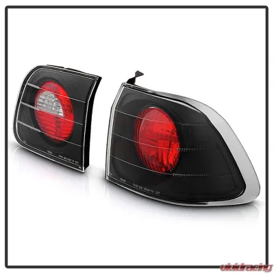 Spyder Auto 4-Door Altezza Black Tail Lights for Honda Civic 1999-2000 - ALT-YD-HC99-4D-BK