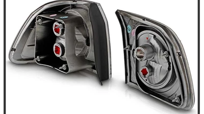 Spyder Auto 4-Door Altezza Black Tail Lights for Honda Civic 1999-2000                                     - ALT-YD-HC99-4D-BK - Image 7