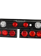 Spyder Auto Altezza Black Tail Lights for Honda CRX 1988-1991, Durable Design                                     - ALT-YD-HCRX88-BK - Image 8