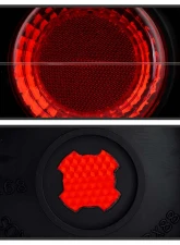 Spyder Auto Altezza Black Tail Lights for Honda CRX 1988-1991, Durable Design                                     - ALT-YD-HCRX88-BK - Image 3