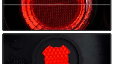 Spyder Auto Altezza Black Tail Lights for Honda CRX 1988-1991, Durable Design                                     - ALT-YD-HCRX88-BK - Image 3