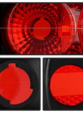 Spyder Auto Altezza Black Tail Lights for Honda CRX 1988-1991, Durable Design                                     - ALT-YD-HCRX88-BK - Image 4