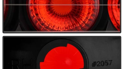 Spyder Auto Altezza Black Tail Lights for Honda CRX 1988-1991, Durable Design                                     - ALT-YD-HCRX88-BK - Image 6