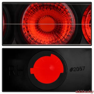 Spyder Auto Altezza Black Tail Lights for Honda CRX 1988-1991, Durable Design - ALT-YD-HCRX88-BK