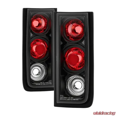 Spyder Auto Altezza Black Tail Lights for Hummer H2 2001-2005, Durable Design - ALT-YD-HH2-BK