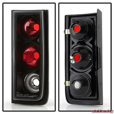 Spyder Auto Altezza Black Tail Lights for Hummer H2 2001-2005, Durable Design - ALT-YD-HH2-BK