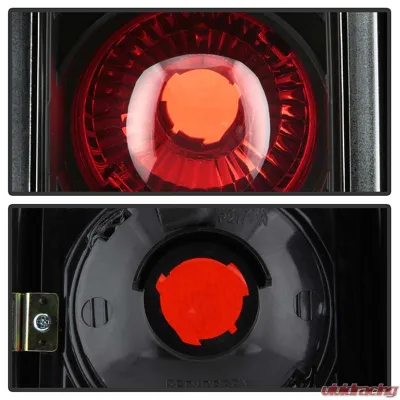 Spyder Auto Altezza Black Tail Lights for Hummer H2 2001-2005, Durable Design - ALT-YD-HH2-BK