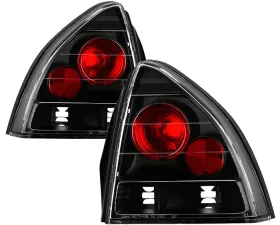 Spyder Auto Altezza Black Tail Lights for Honda Prelude 1992-1996, Custom Fit, Durable Design