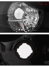 Spyder Auto Black Euro Style Taillights for Hyundai Santa Fe 2001-2006, 3 Bulbs                                     - ALT-YD-HYSF01-BK - Image 5
