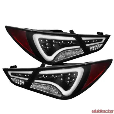 Spyder Auto Black LED Light Bar Taillights for Hyundai Sonata 2011-2013 - ALT-YD-HYSON11-LED-BK