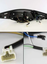 Spyder Auto Black LED Light Bar Taillights for Hyundai Sonata 2011-2013                                     - ALT-YD-HYSON11-LED-BK - Image 2