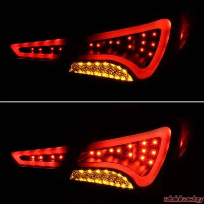 Spyder Auto Black LED Light Bar Taillights for Hyundai Sonata 2011-2013 - ALT-YD-HYSON11-LED-BK