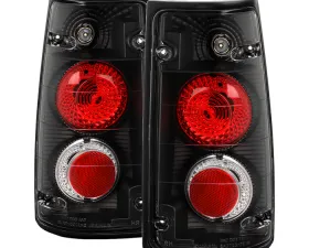 Spyder Auto Black Euro Style Taillights for Isuzu Rodeo 1991-1997, Isuzu Amigo 1989-1994