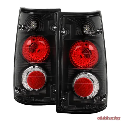 Spyder Auto Black Euro Style Taillights for Isuzu Rodeo 1991-1997, Isuzu Amigo 1989-1994 - ALT-YD-IR91-BK