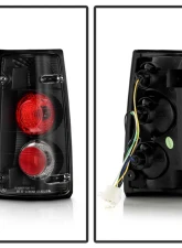 Spyder Auto Black Euro Style Taillights for Isuzu Rodeo 1991-1997, Isuzu Amigo 1989-1994                                     - ALT-YD-IR91-BK - Image 2