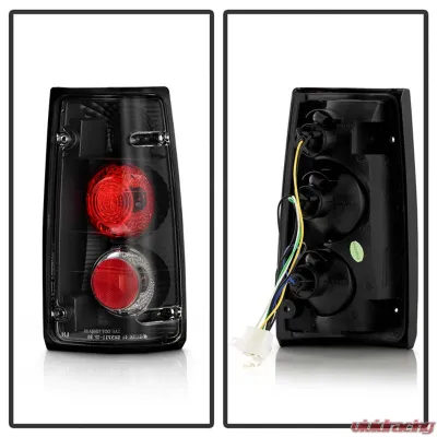 Spyder Auto Black Euro Style Taillights for Isuzu Rodeo 1991-1997, Isuzu Amigo 1989-1994 - ALT-YD-IR91-BK