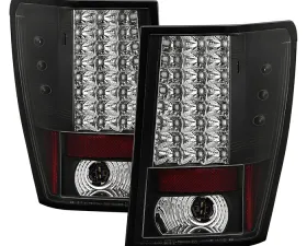 Spyder Auto LED Black Tail Lights for Jeep Grand Cherokee 2005-2006, ALT-YD-JGC05-LED-BK