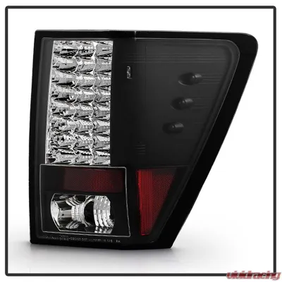 Spyder Auto LED Black Tail Lights for Jeep Grand Cherokee 2005-2006, ALT-YD-JGC05-LED-BK - ALT-YD-JGC05-LED-BK