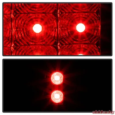 Spyder Auto LED Black Tail Lights for Jeep Grand Cherokee 2005-2006, ALT-YD-JGC05-LED-BK - ALT-YD-JGC05-LED-BK