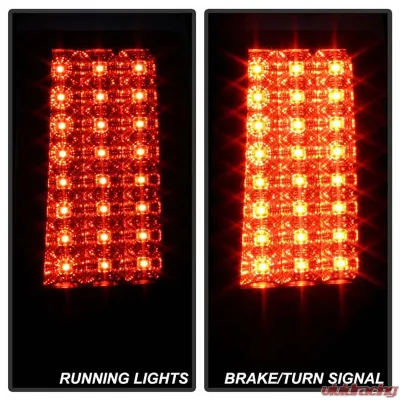Spyder Auto Black LED Taillights for Jeep Grand Cherokee 2007-2010 - ALT-YD-JGC07-LED-BK