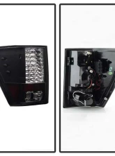Spyder Auto Black LED Taillights for Jeep Grand Cherokee 2007-2010                                     - ALT-YD-JGC07-LED-BK - Image 2