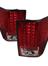 Spyder Auto Red Clear LED Taillights for Jeep Grand Cherokee 2007-2010                                     - ALT-YD-JGC07-LED-RC - Image 2