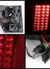 Spyder Auto Red Clear LED Taillights for Jeep Grand Cherokee 2007-2010                                     - ALT-YD-JGC07-LED-RC - Image 2
