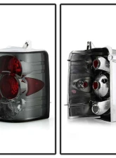 Spyder Auto Smoke Euro Style Taillights for Jeep Grand Cherokee 1993-1998                                     - ALT-YD-JGC93-SM - Image 2